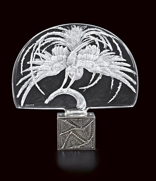 信頼 ルネ・ラリック 鳥 オリジナル作品 レゾネ記載作品 授かれ 工芸品